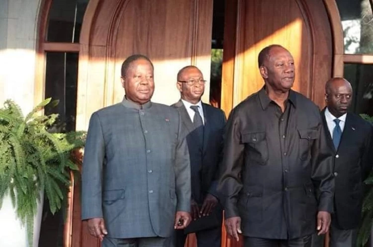 Bédié et Ouattara, la mine grave qui annonçait le divorce