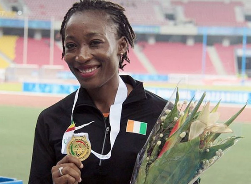 Marie Josée Ta Lou a obtenu la médaille de bronze (Ph d'archives)