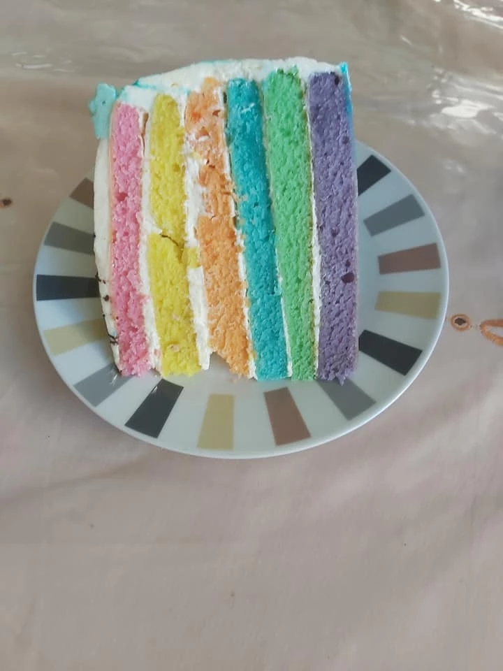 apprécié, le gateau arcenciel