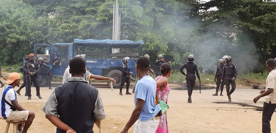 Les gendarmes se sont déployés dans le village de Boussoué, théâtre des affrontements (Ph d'archives)
