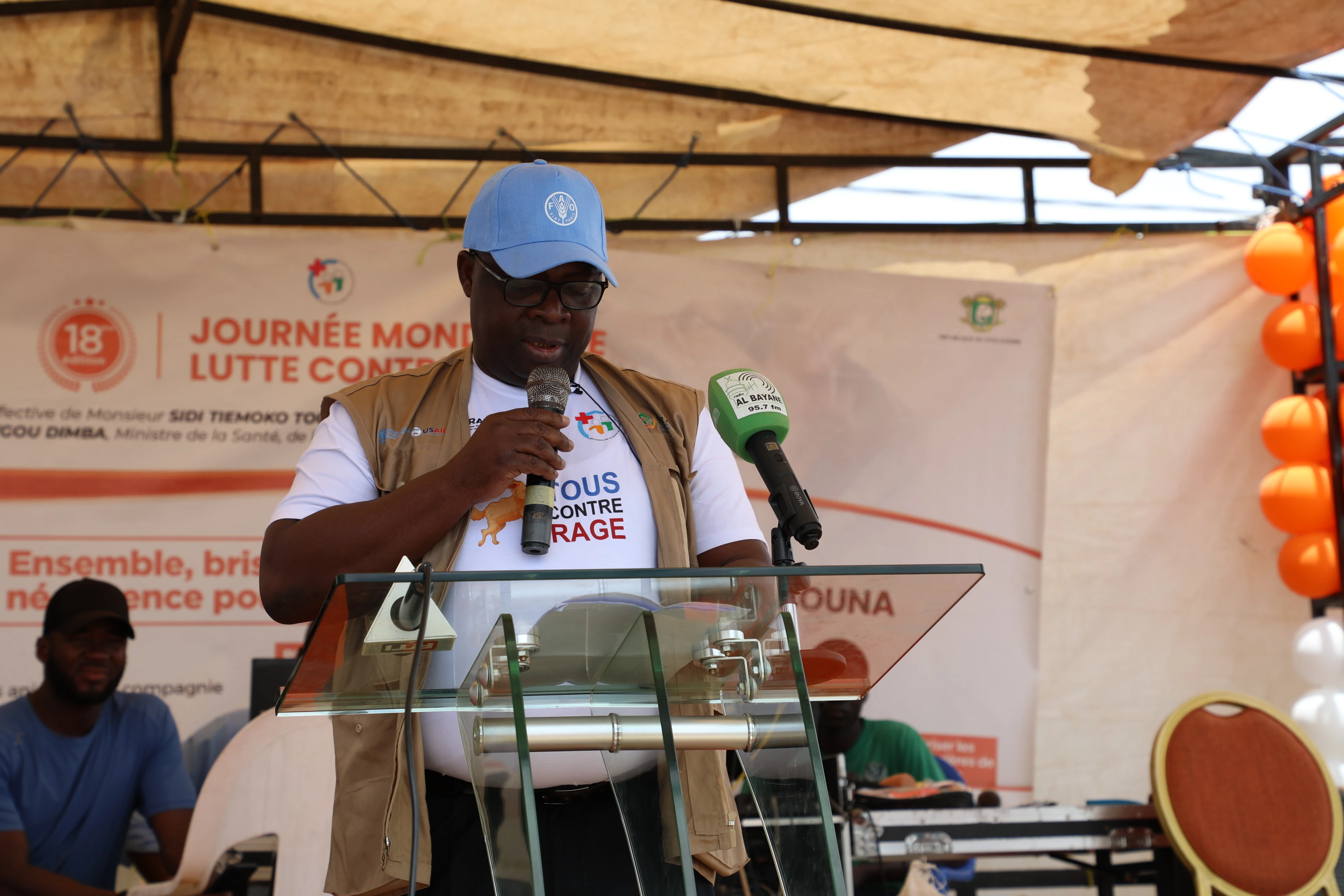 Dr Kanga Kouamé, responsable des programmes du bureau de la FAO en Côte d'Ivoire, a réaffirmé l'engagement de l'organisme.