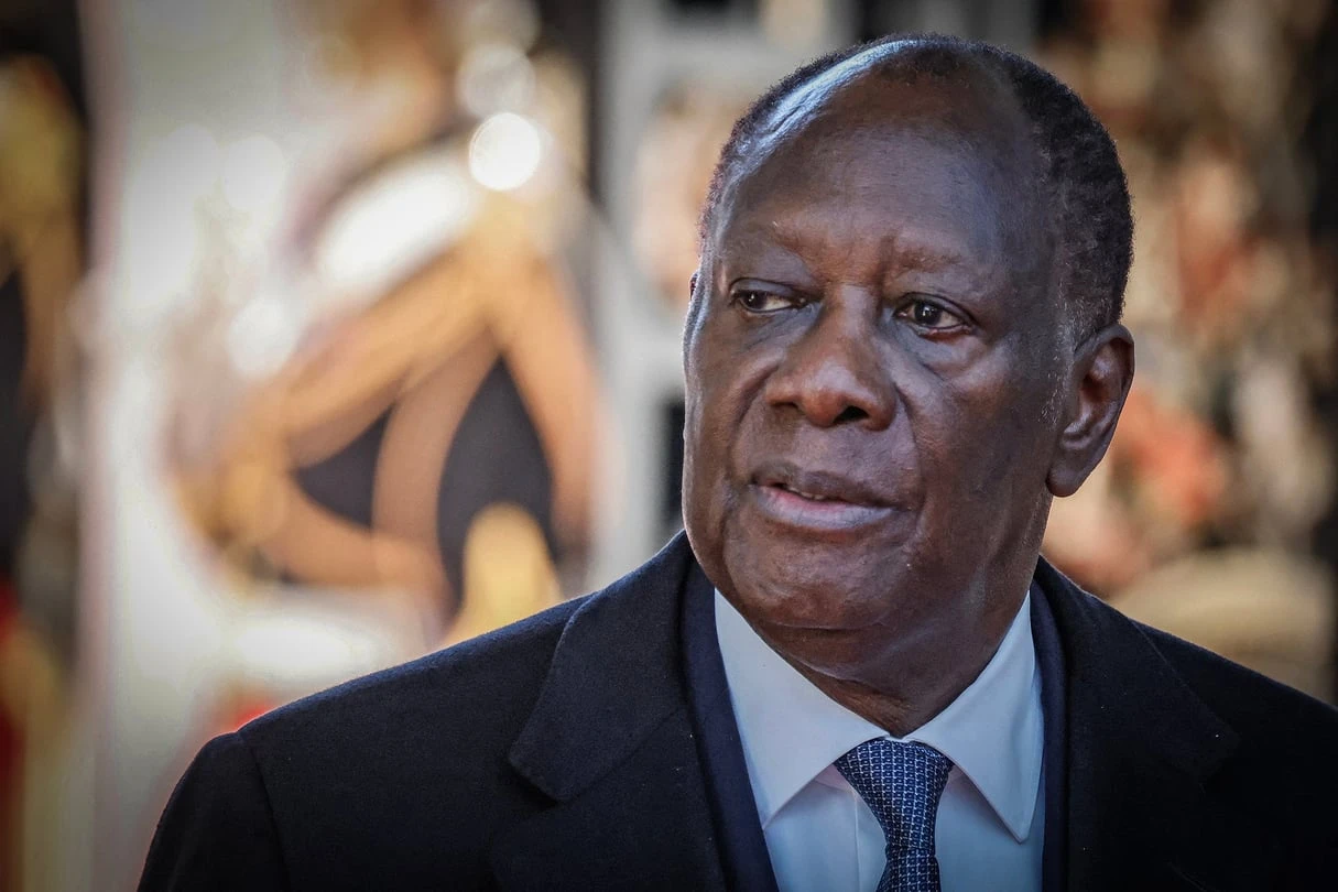 Le président du RHDP, le chef de l'État Alassane Ouattara. © Ludovic MARIN / POOL / AFP