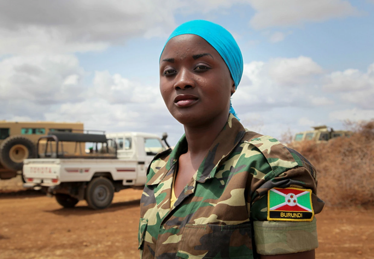 UNE SOLDAT DE L'ARMEE BURUNDAISE (PH:DR)