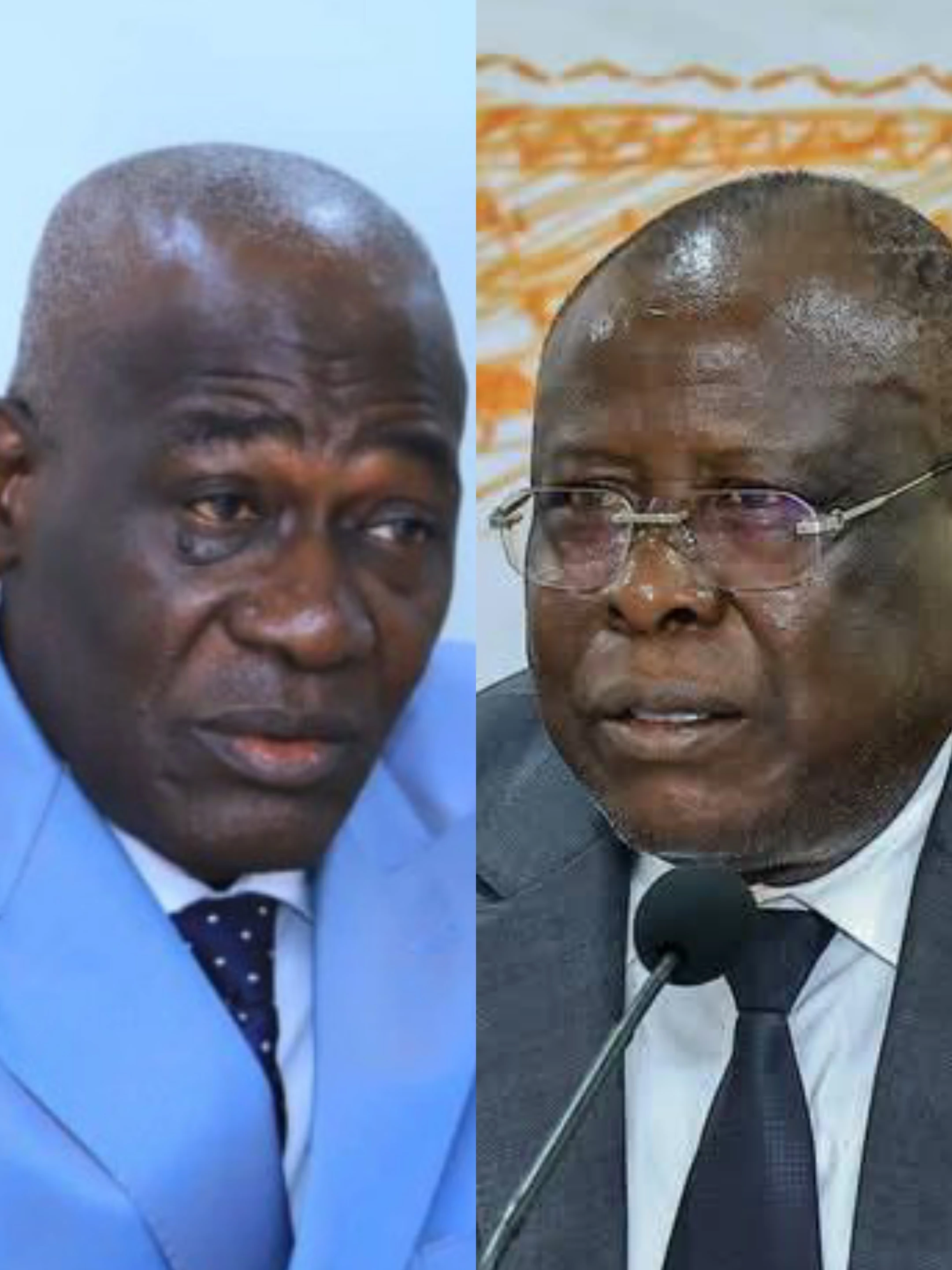 Le maire d'Adjamé, Farikou Soumahoro et le gouverneur du district, Cissé Bacongo ©Dr (collage Linfodrome)