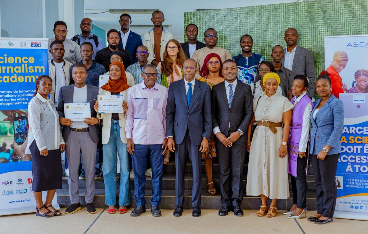 Science Journalism Academy : 16 nouveaux journalistes reçoivent leurs parchemins