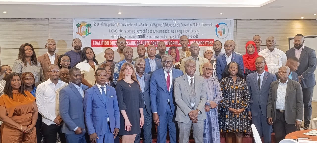 Côte d’Ivoire : Une coalition ouest-africaine lancée à Abidjan pour lutter contre l’hémophilie et la drépanocytose