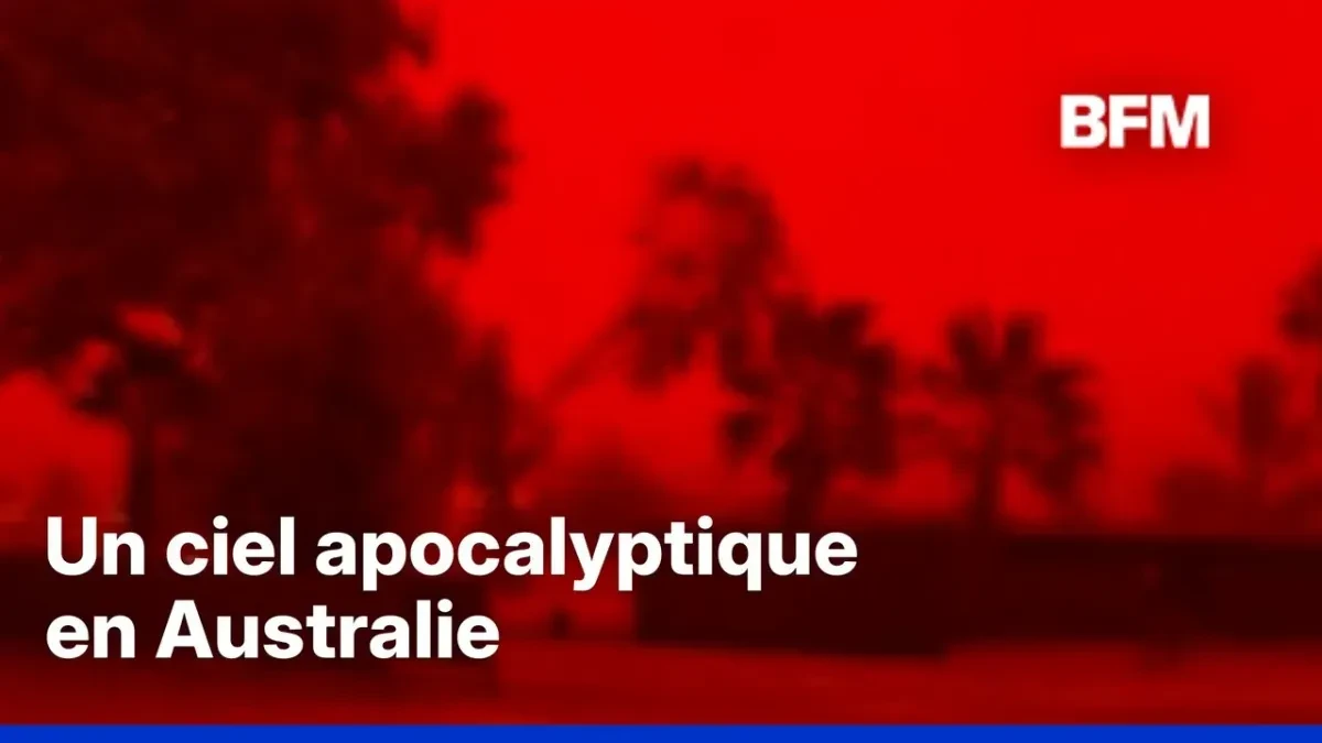 Inédit : Un ciel apocalypstique en Australie après le passage du cyclone Narelle