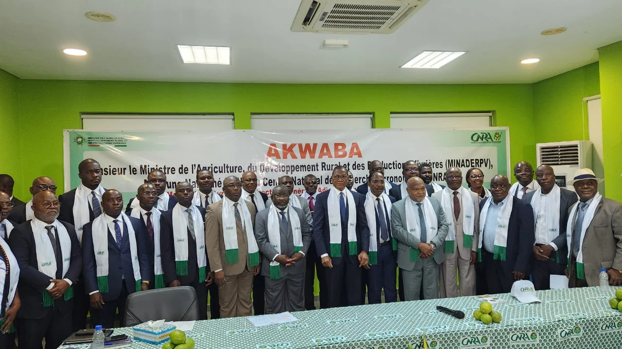 Côte d'Ivoire : Le ministre Bruno Koné félicite la direction générale du CNRA pour la qualité du travail