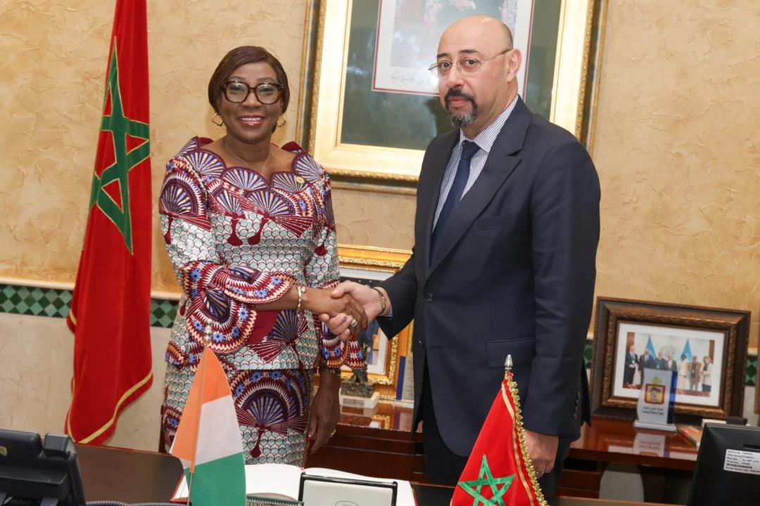 Diplomatie territoriale : Kandia Camara plaide pour un jumelage entre Abobo et Tanger au Maroc