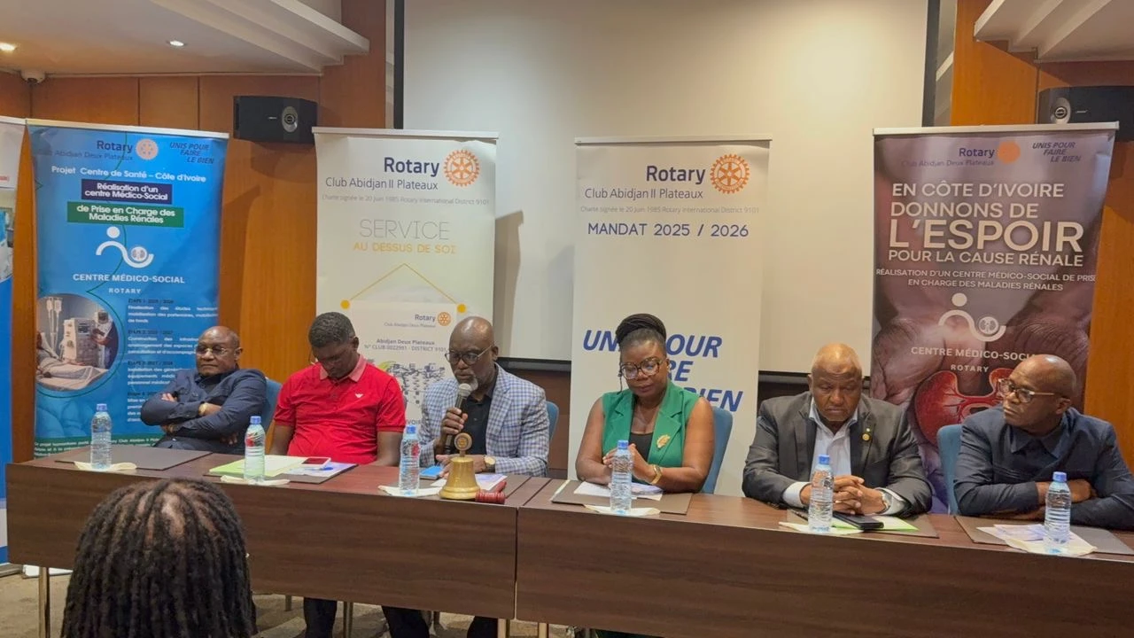 Rotary Club Abidjan II Plateaux annonce la création d’un centre médico-social  pour marquer ses 40 ans