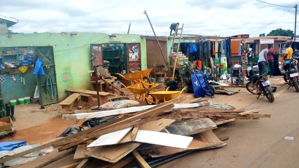 Mankono/Kounahiri: A violent rainstorm causes significant material damage