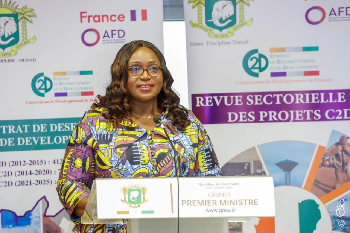 Côte d’Ivoire : Léa Djatti Diaté (Coordonnatrice du Secrétariat technique du C2D) parle