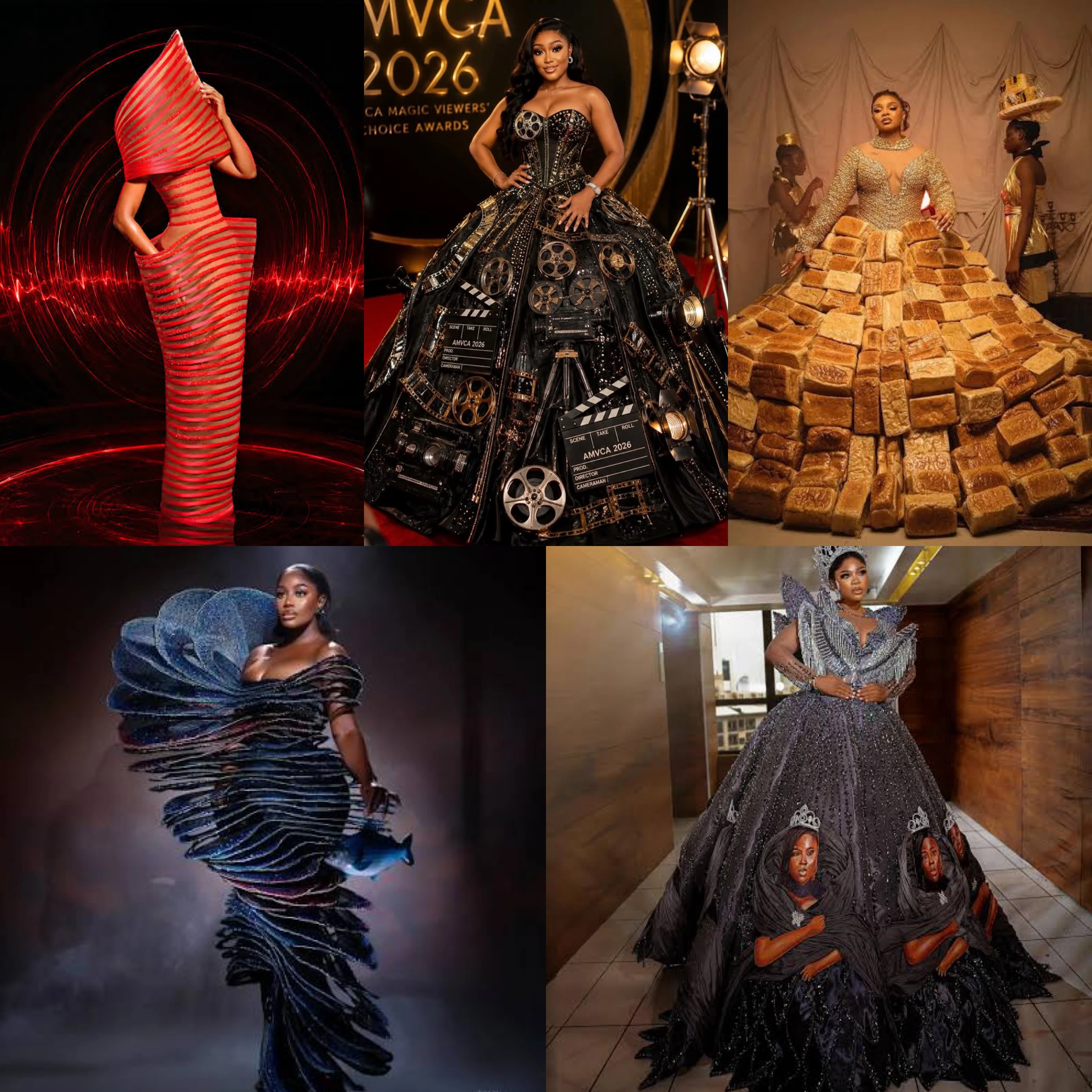 12e édition des Africa Magic Viewers’ Choice : découvrez les tenues les plus marquantes des célébrités africaines