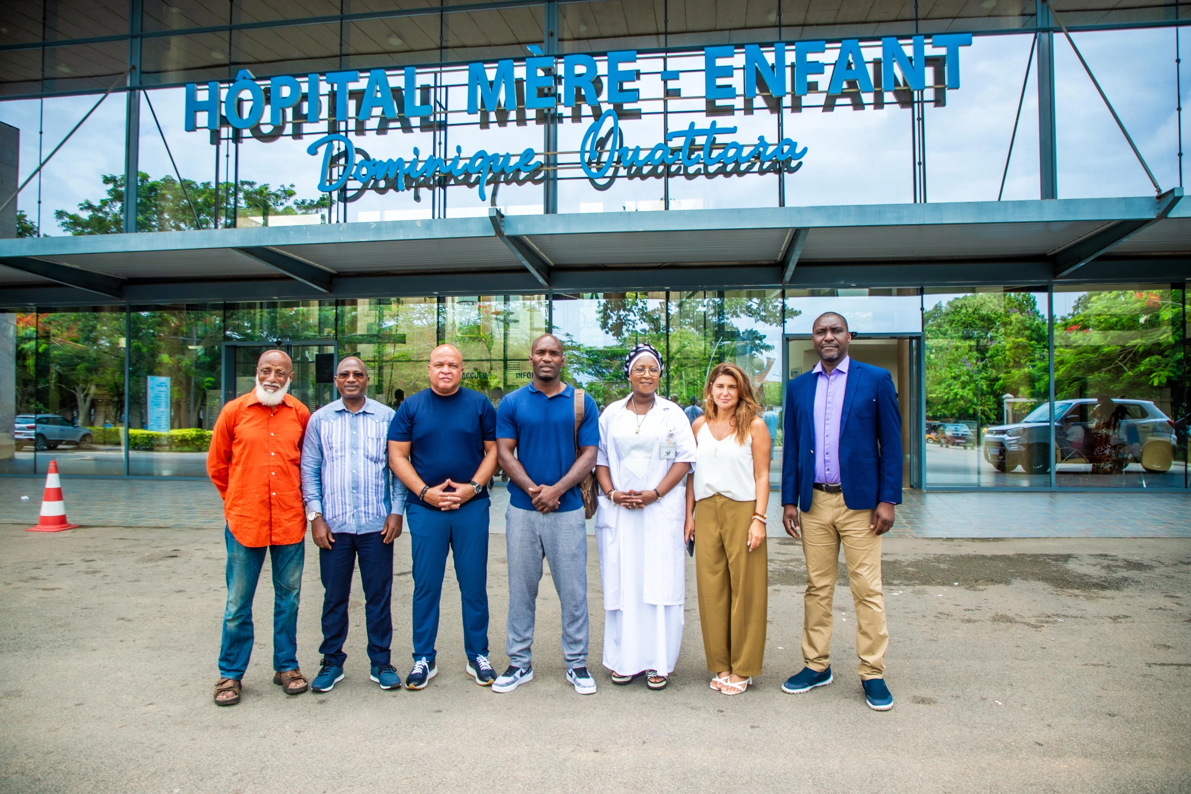 Boxe : Michel Soro sur le ring de la solidarité à l'Hôpital Mère-Enfant avant son combat à Abidjan