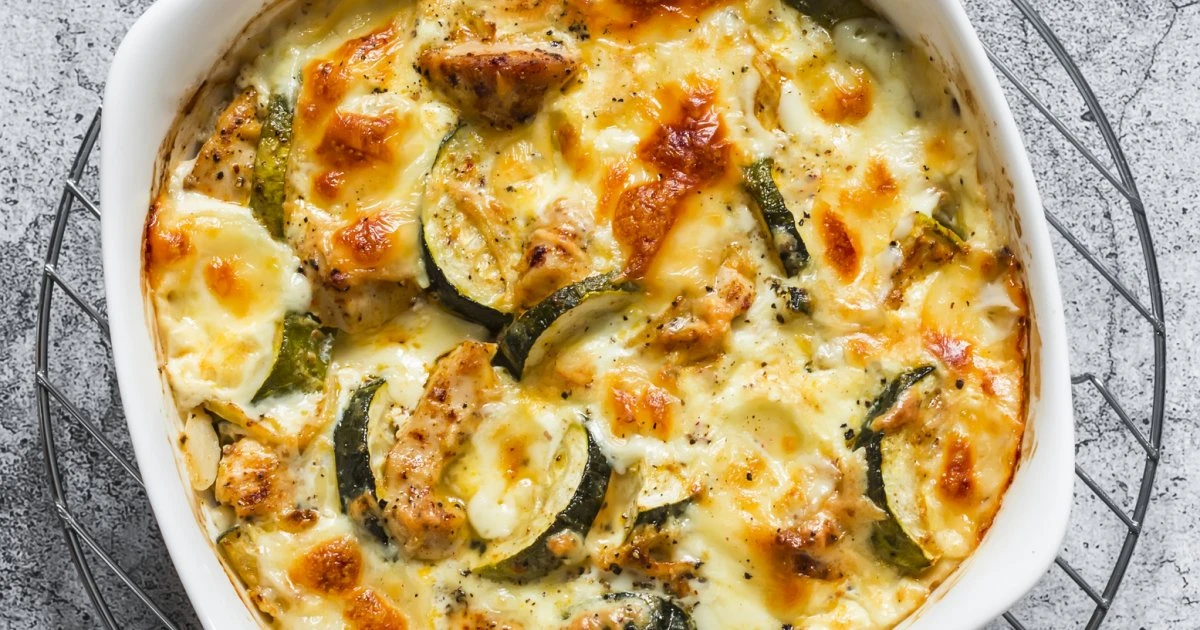 Zucchini and Chicken Gratin: The Ultra Creamy Recipe That Almost Browns Itself in the Oven