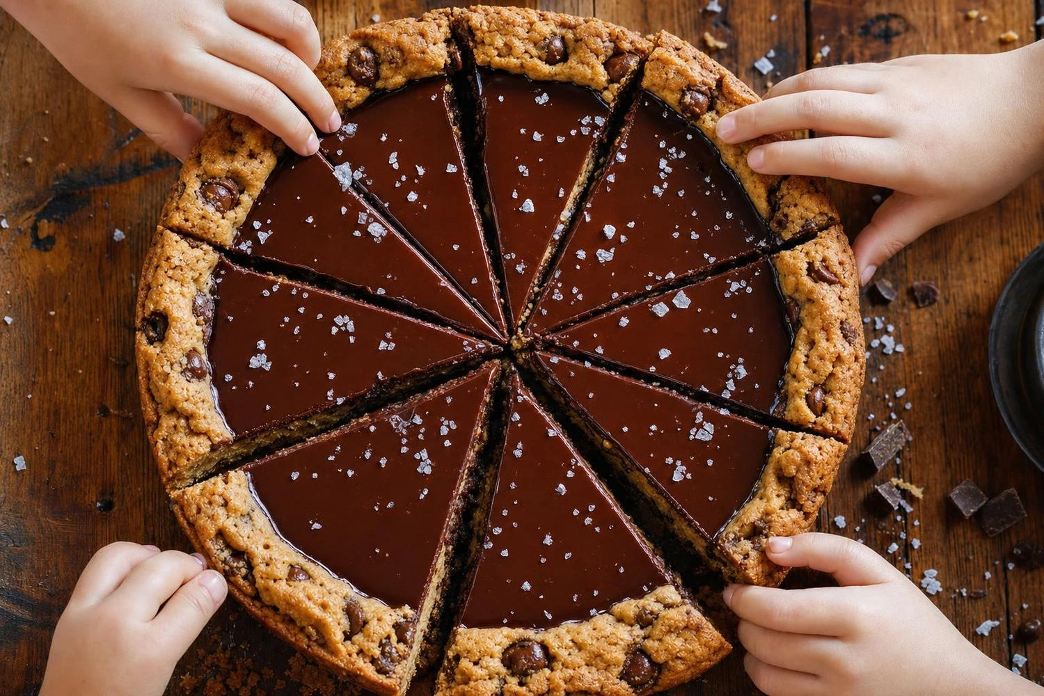 Tarte-cookie au chocolat : le dessert qui a fait oublier tous les gâteaux à la maison