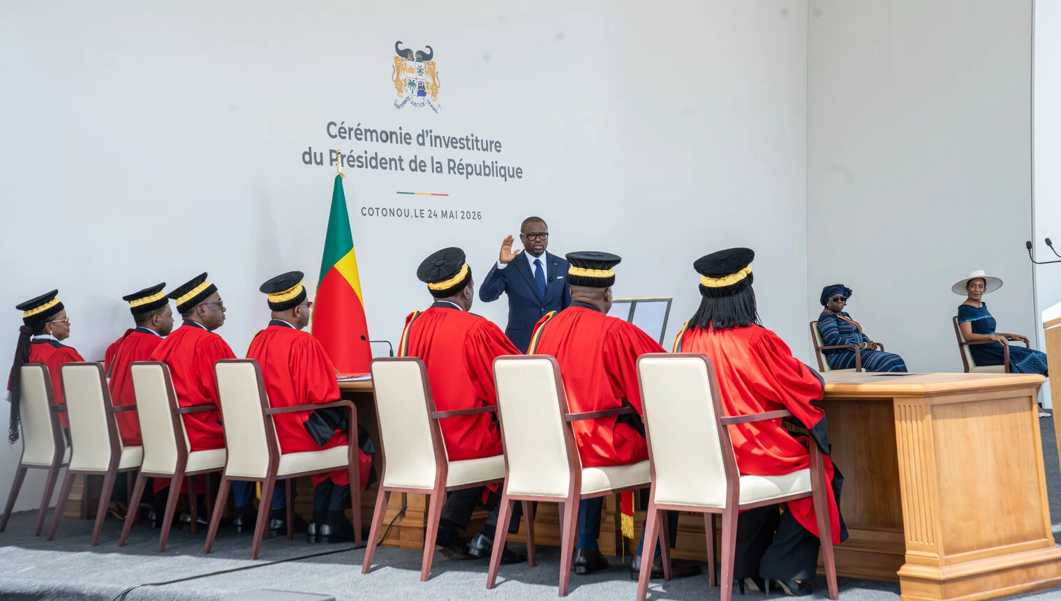Cotonou : Wadagni investit par les 7 Sages, l'AES présente et le Niger représenté
