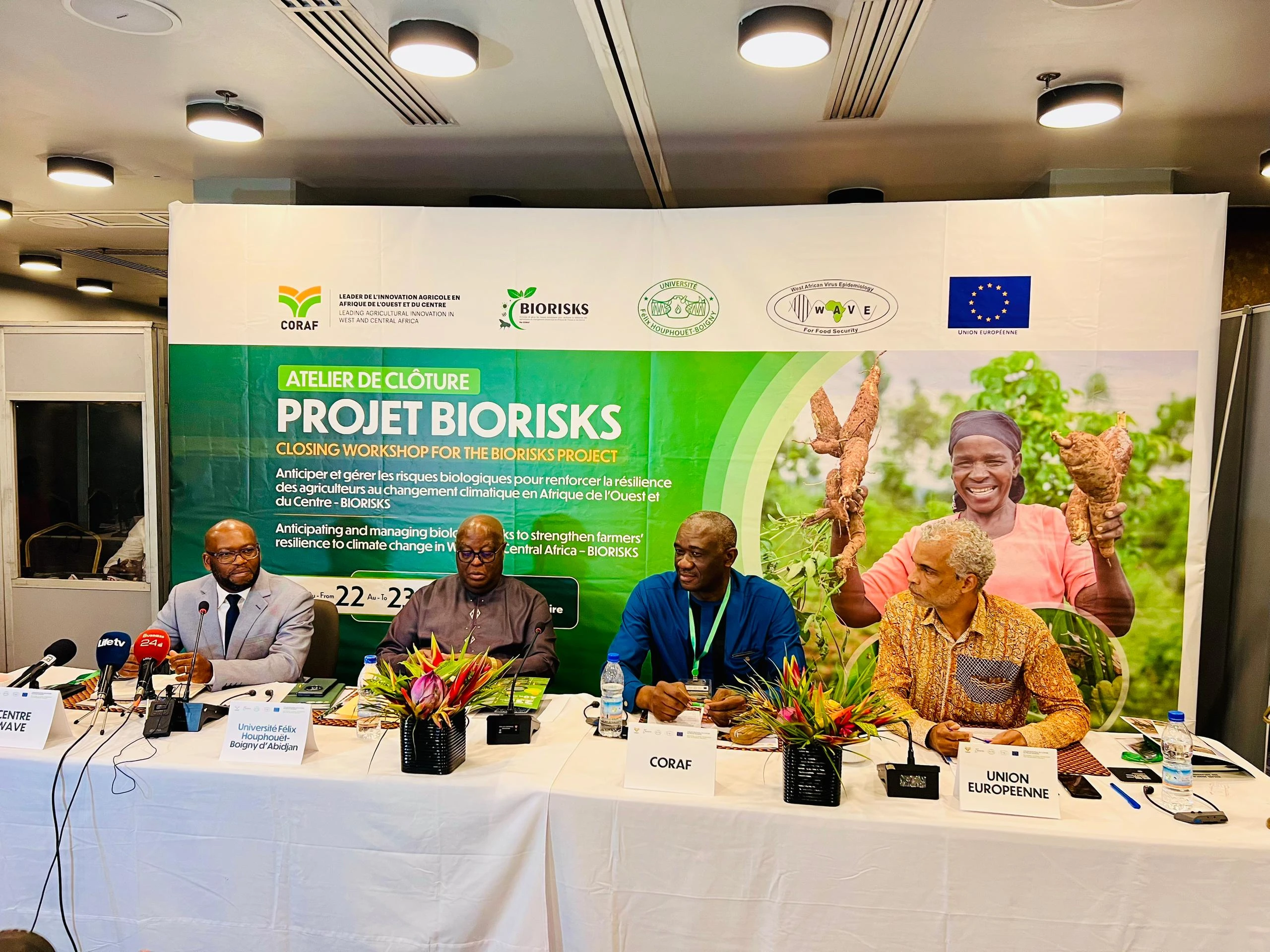 Plant Health: The Wave Center and Coraf Present Innovations from the Biorisks Project