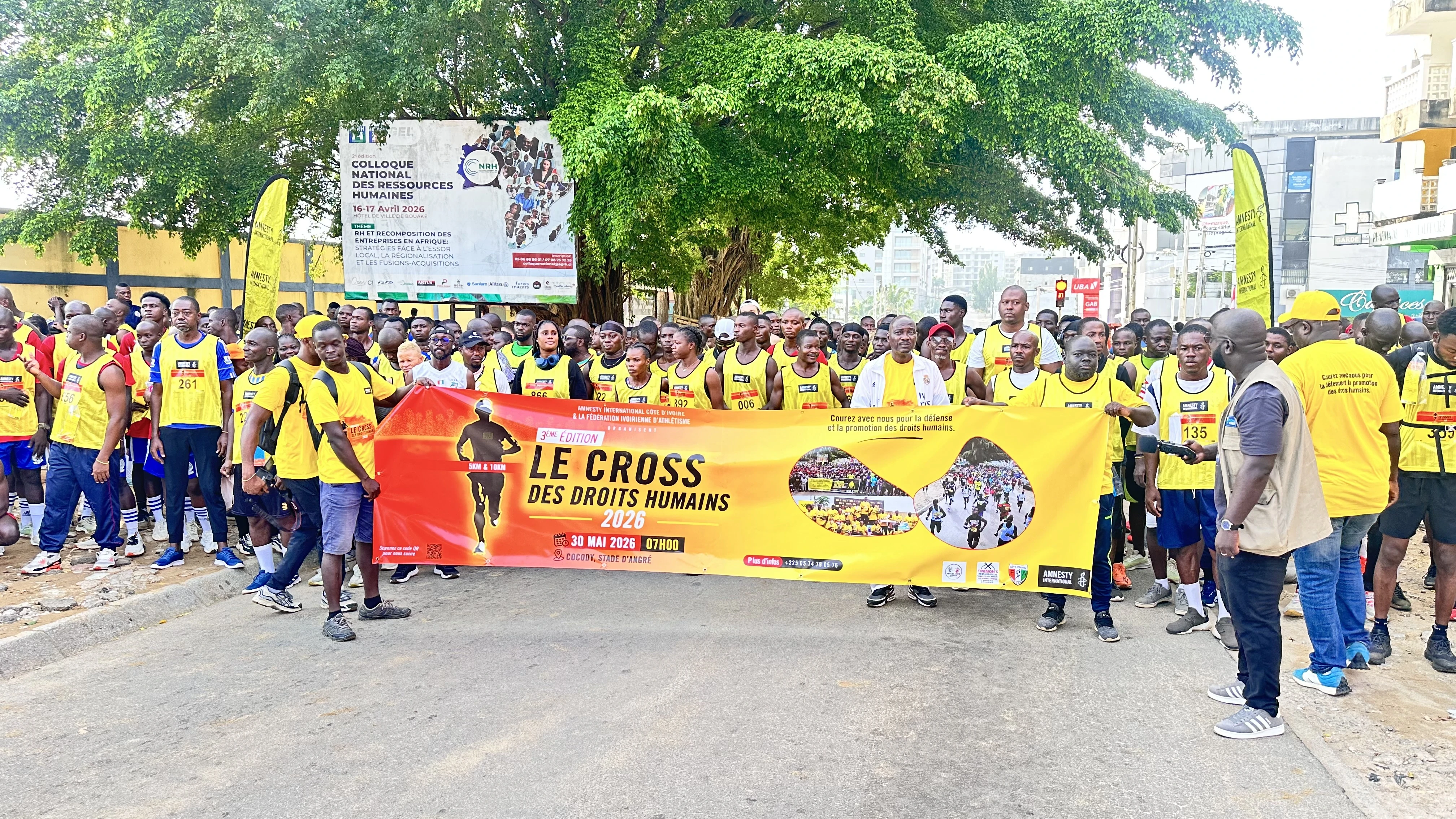 À Abidjan Amnesty international réuni handicapés, sportifs et citoyens pour les droits humains