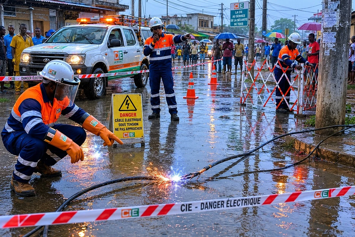 Rainy Season: Facing Peaks Announced by SODEXAM, Awareness of Electrical Risks Reinforced