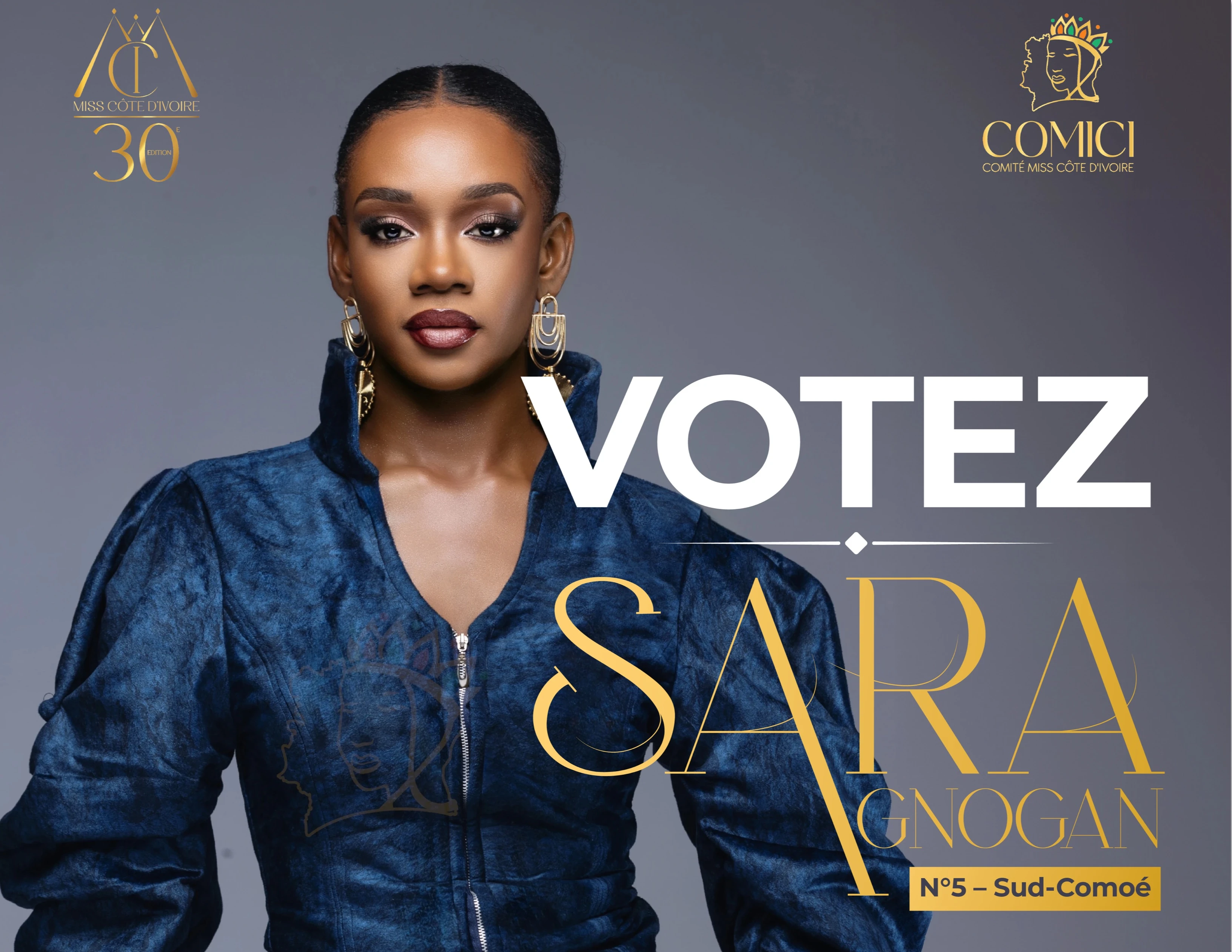 Miss Côte d'Ivoire 2026: Sara Gnogan Already the Public's Spontaneous Choice for the Crown