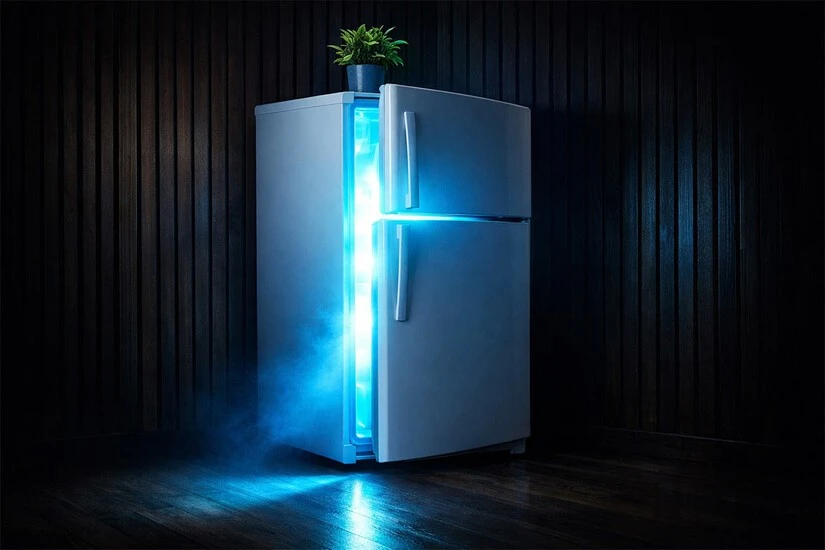 Frigo : ce simple espace derrière l'appareil peut faire bais