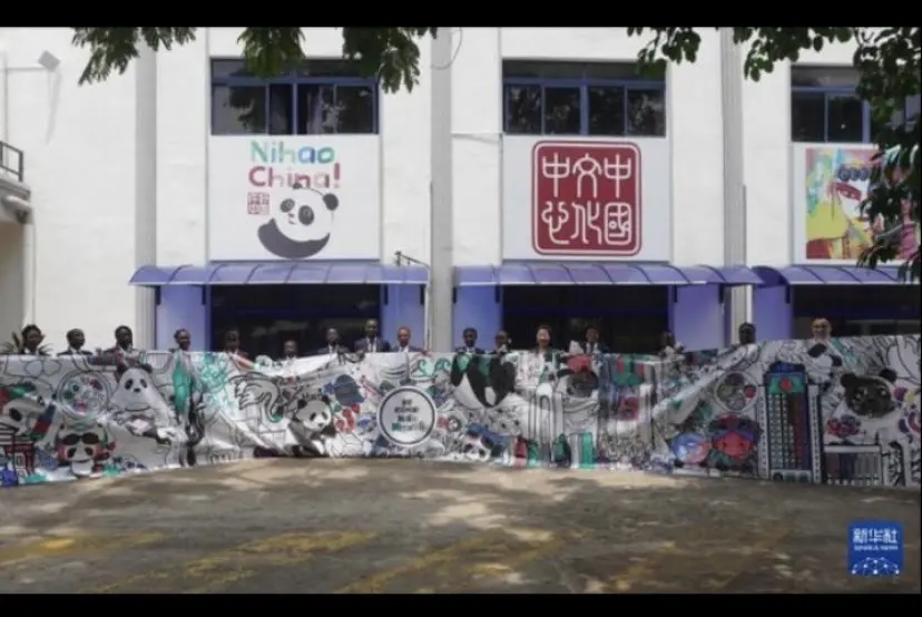 Giant panda brings Chinese and Nigerian youth together through unprecedented cultural exhibition