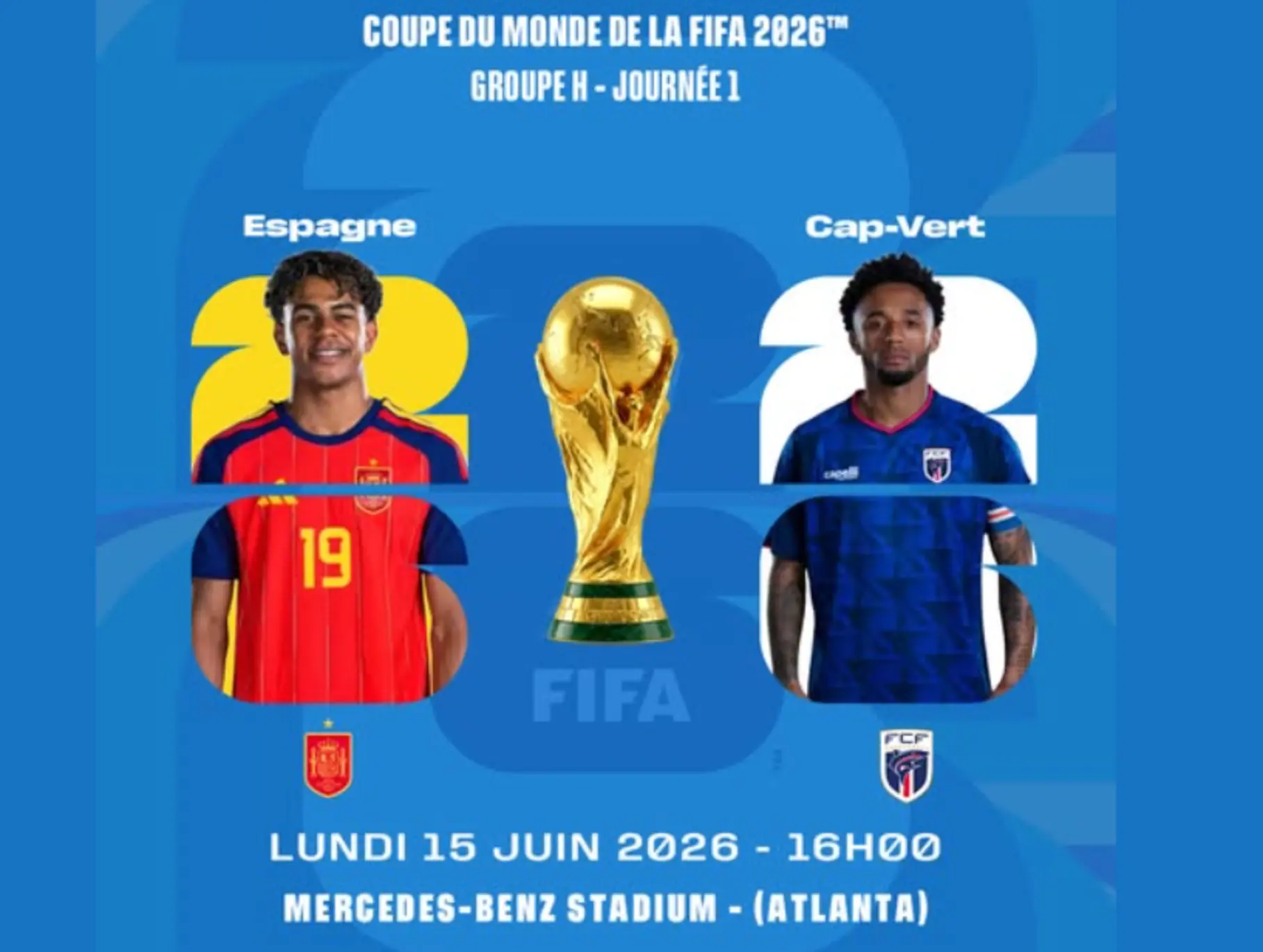 Mondial 2026 : Le Cap-Vert défie l'Espagne ce lundi pour son entrée en lice