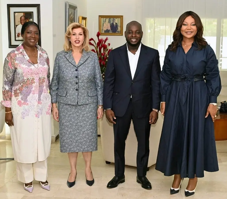 Côte d’Ivoire : Mme Dominique Ouattara a échangé avec Mme Nassénéba Touré