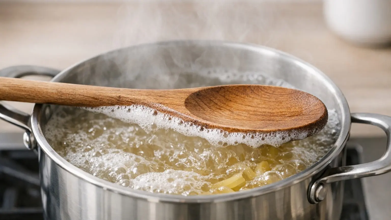 Cuisine : Pourquoi une cuillère en bois suffit à éviter les débordements