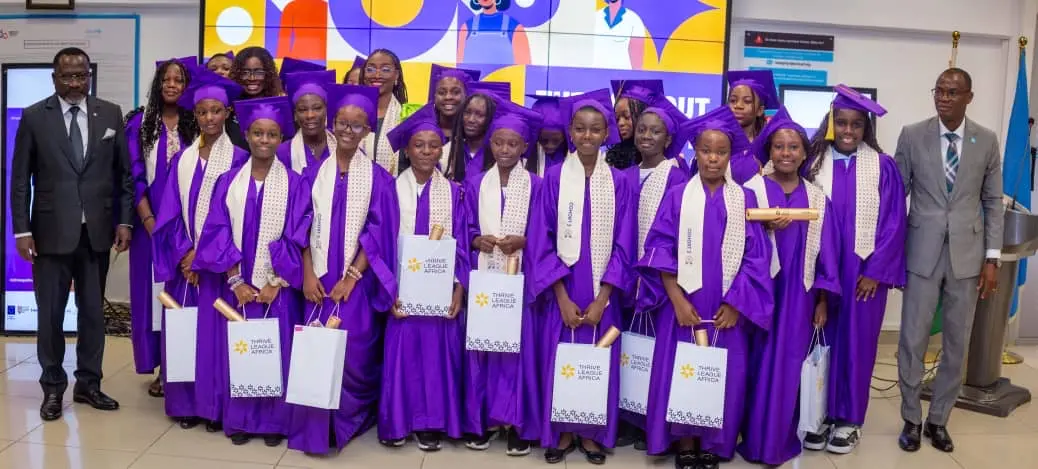 Thrive League Africa : une troisième promotion de jeunes filles formées aux compétences du XXIe siècle