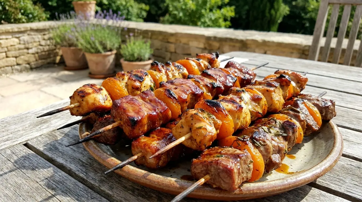 Brochettes au barbecue : Comment éviter la viande sèche grâce à trois marinades efficaces