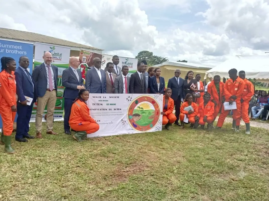 Kossou : 40 jeunes diplômés formés à l'entrepreneuriat agricole au Centre horticole "Moyé"