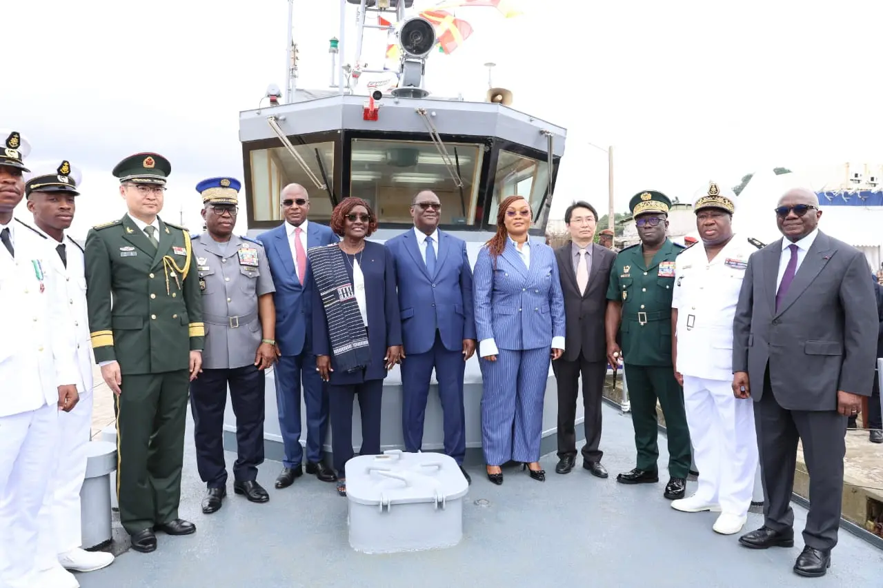 Marine nationale : Le Vice-Premier ministre inaugure les patrouilleurs " Frégate Sanogo " et " Blamassi "