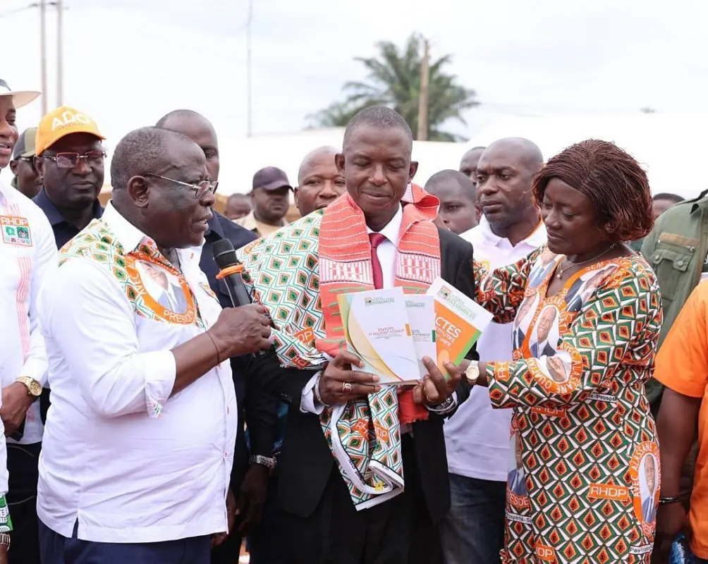 Gagnoa : Plus de 1000 personnes rejoignent le RHDP par le canal de la Ministre Mariatou Koné