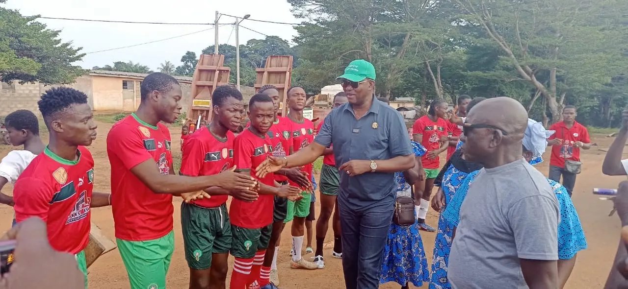 Yamoussoukro: L'honorable Léandre Koffi lance son tournoi de football pour renforcer la cohésion des jeunes