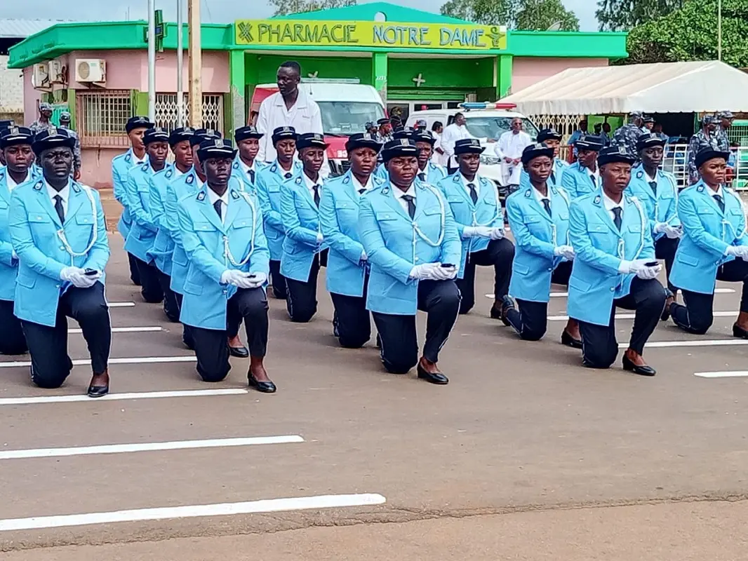 Korhogo : 2015 élèves sous-officiers de la promotion 2025-2027 reçoivent leurs épaulettes