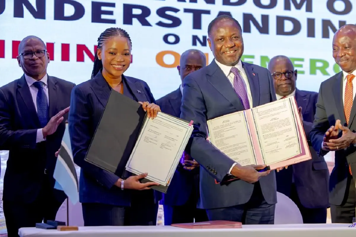 Secteur minier : Abidjan et Gaborone signent un accord inédit