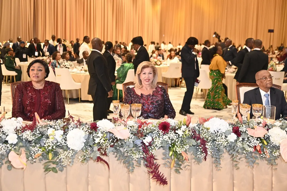 Angola : Mme Dominique Ouattara, invitée de marque au 2ᵉ Dîner de Gala de l'OPDAD