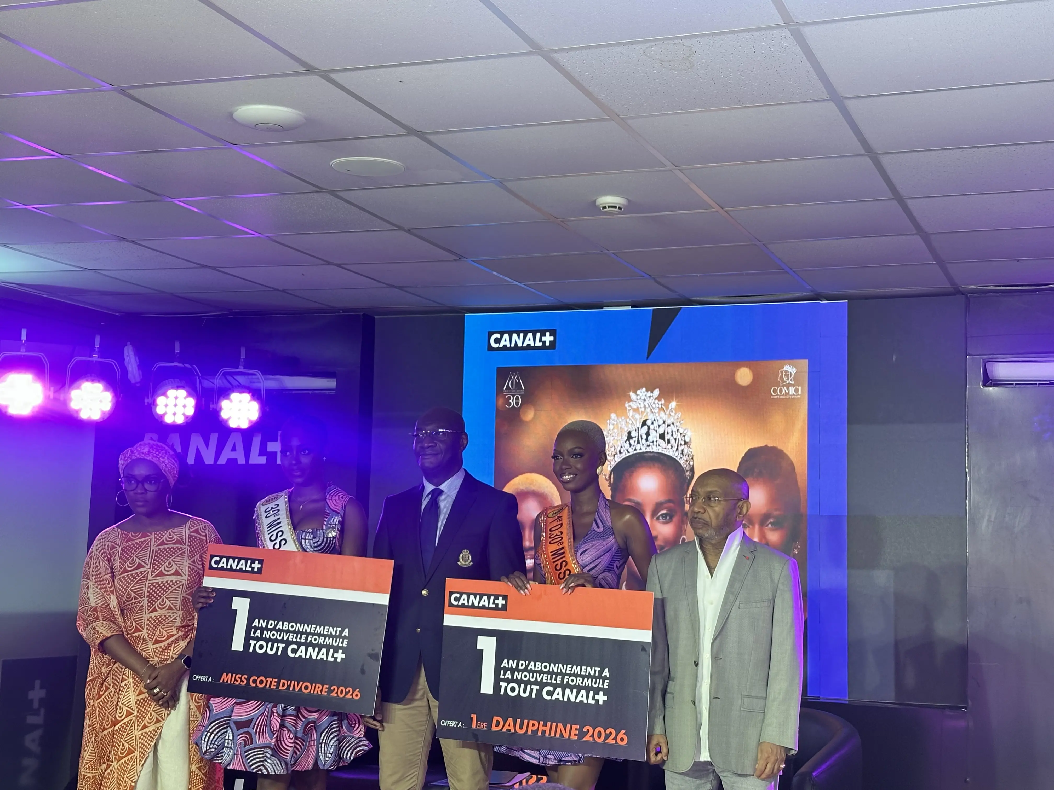 Remises de lots : Le trio gagnant de Miss Côte d'Ivoire 2026, récompensé