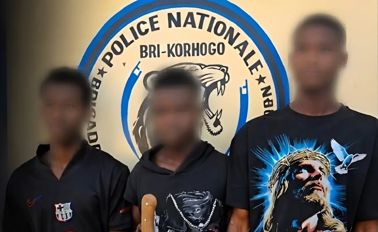 Korhogo : La BRI Korhogo interpelle 3 dangereux braqueurs après l’attaque d’un motocycliste