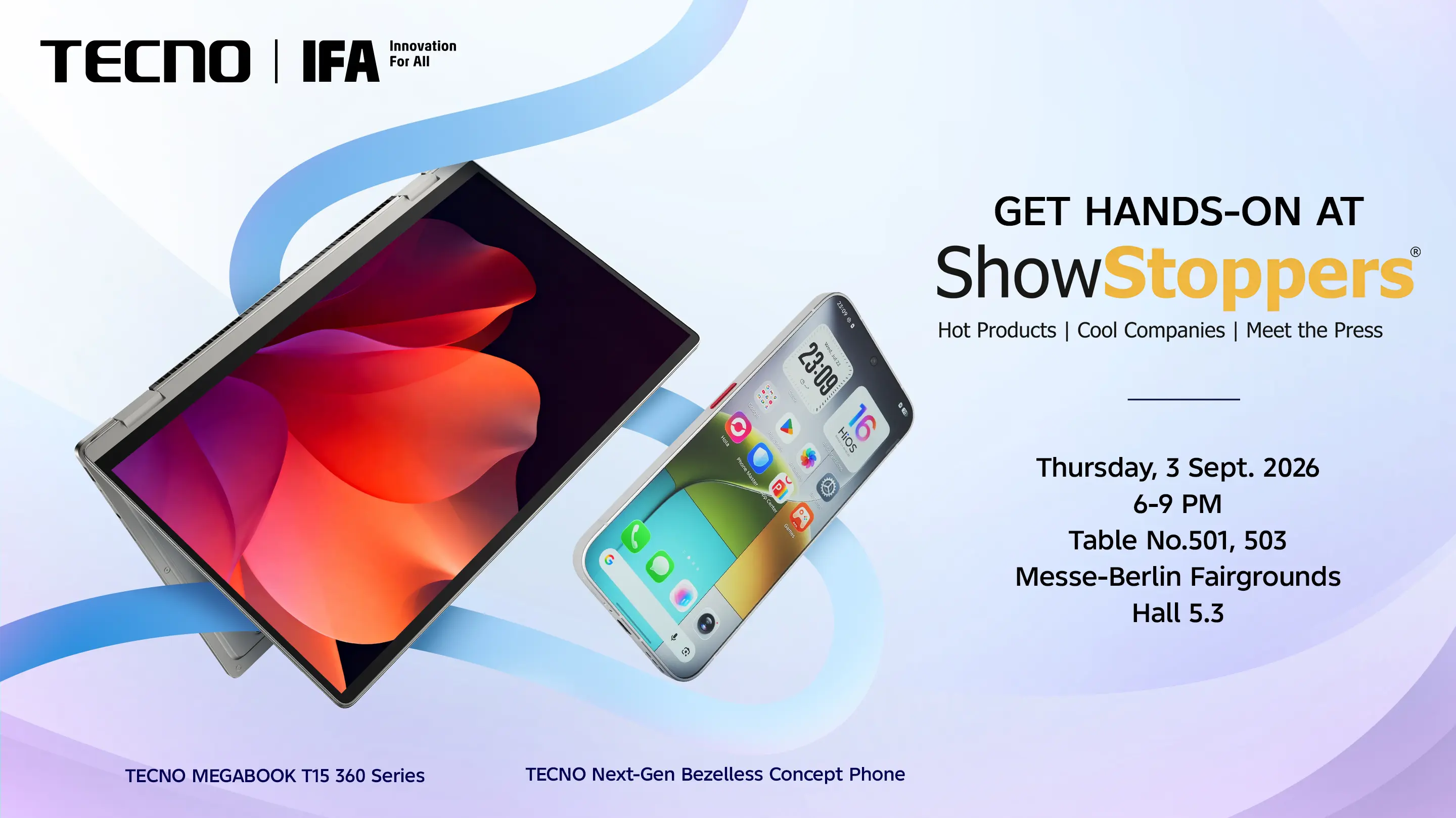 What if tomorrow's smartphone really had no borders? TECNO unveils its vision at IFA 2026
