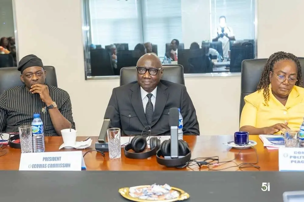 CEDEAO : L'équipe entrante en séminaire avec Birame Diop, Saccoh et Ibn Chambas
