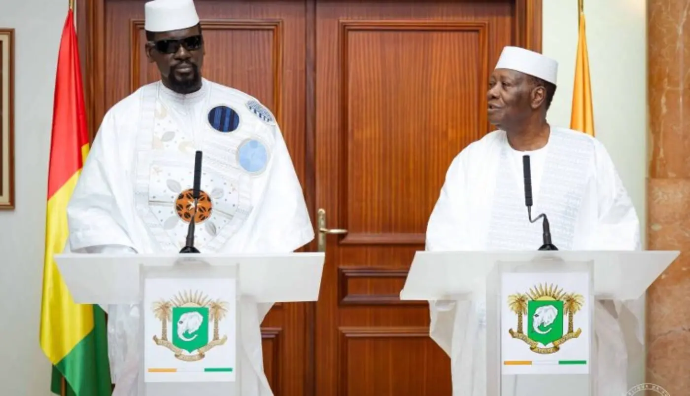Doumbouya à Abidjan : « Je viens en frère et en ami » chez Alassane Ouattara