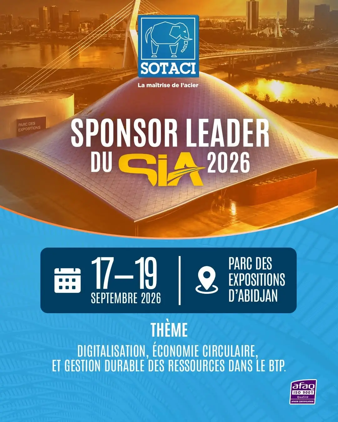 SIA 2026 : SOTACI s’impose en leader du BTP durable au Salon des Infrastructures d’Abidjan