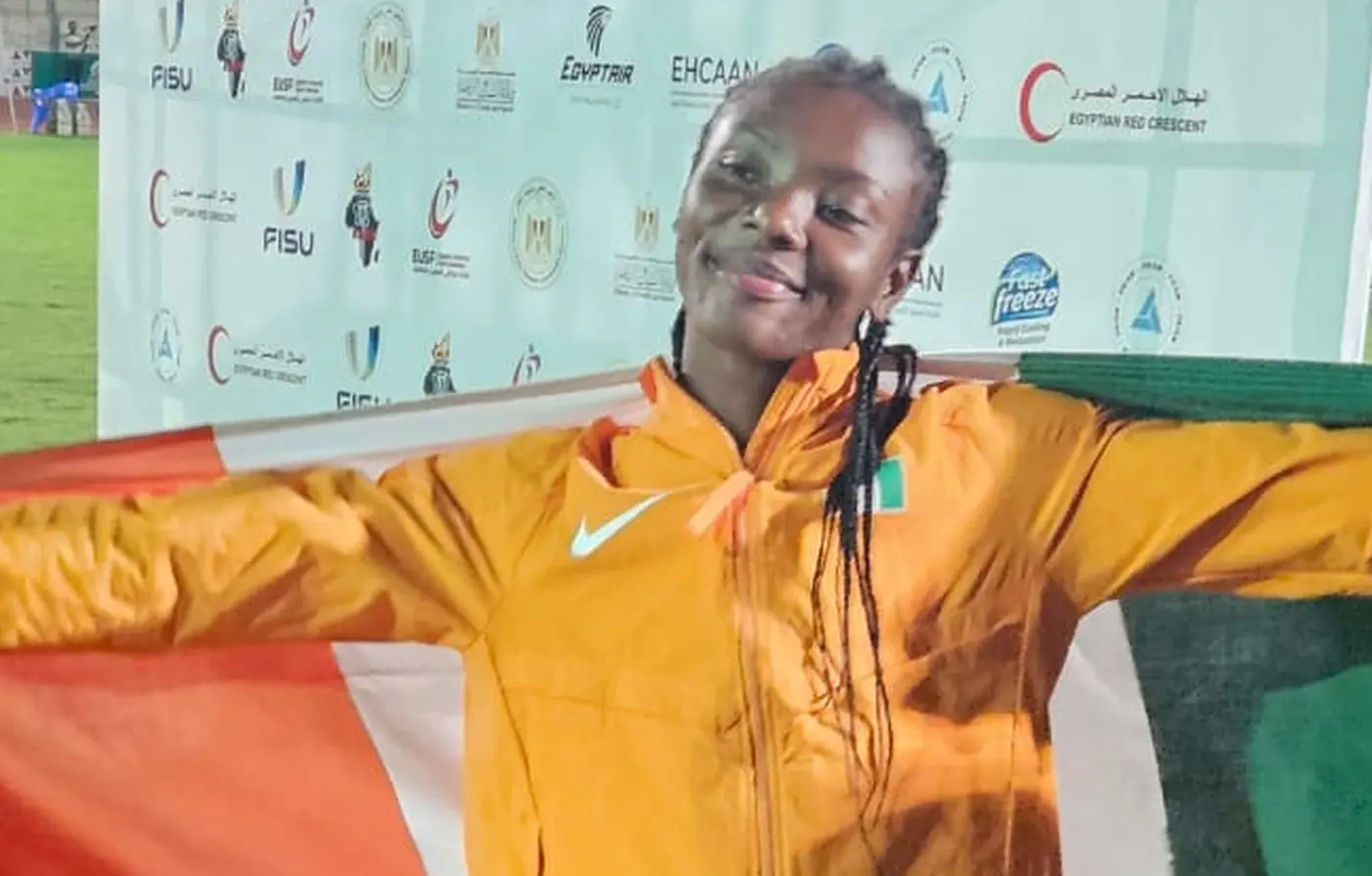 Athlétisme : La sprinteuse ivoirienne Aude Marie Joseph Bogui décroche un deuxième bronze au Caire