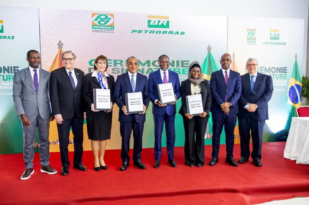 Hydrocarbons: Côte d'Ivoire signs 8 oil contracts with Petrobras