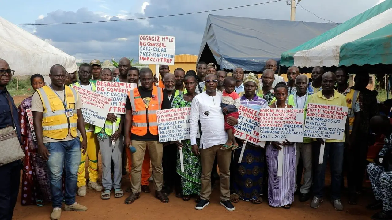 Unlimited strike in the coffee-cocoa sector: SYNAP-CI launches its mobilization tour from Bouaflé