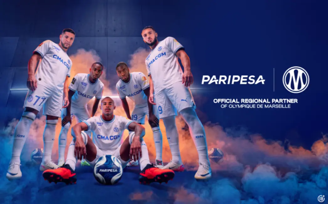 PariPesa expands its partnerships in Africa with Olympique de Marseille