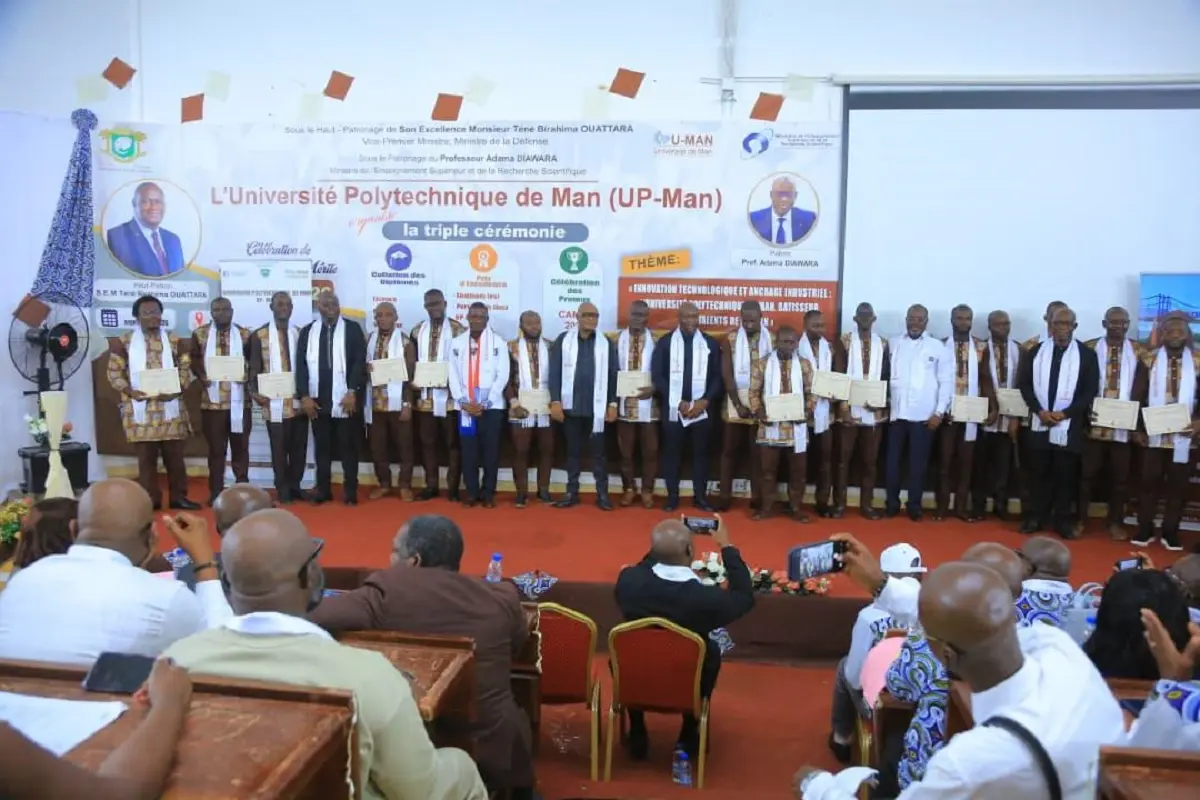 Université de Man : Le Vice-Premier Ministre Téné Birahima Ouattara célèbre l'Excellence et salue les actions du Chef de l'État